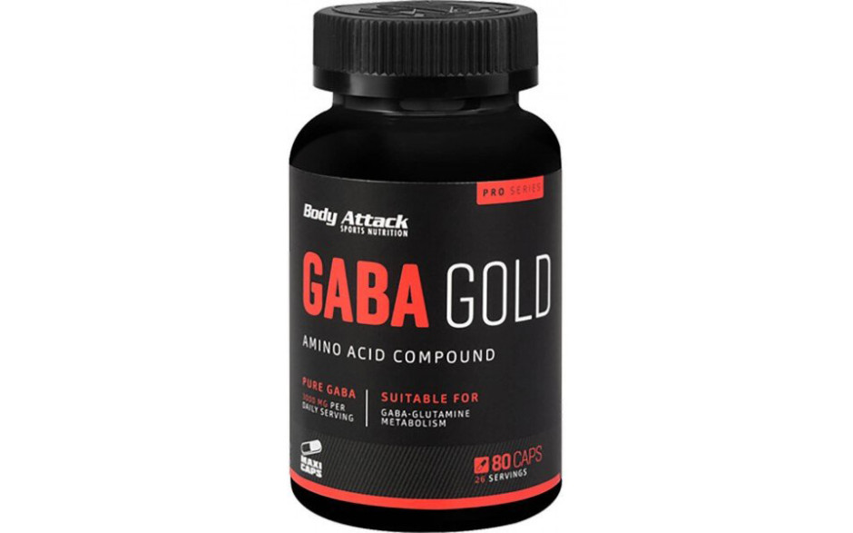 Body Attack GABA Gold - 80 Kapseln