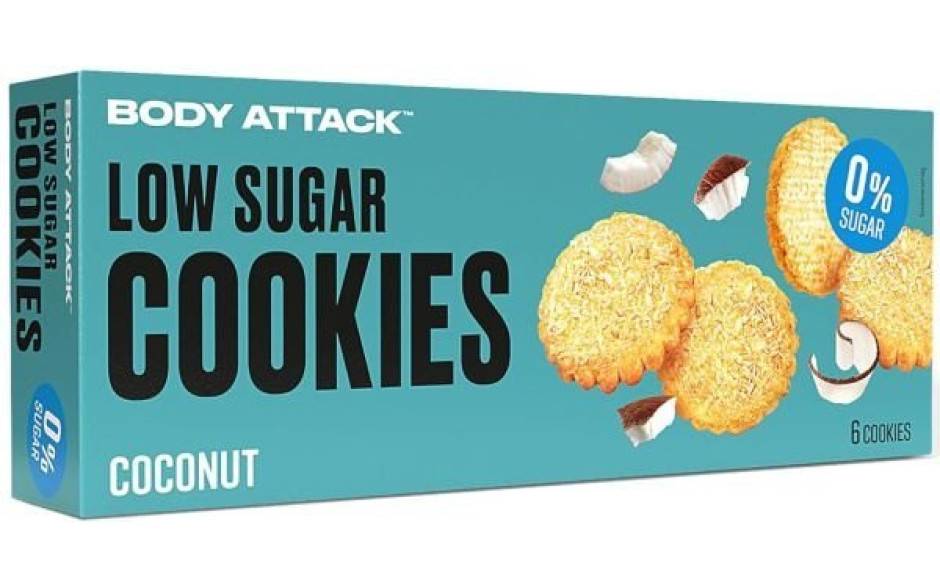 Body Attack Cookies - 130g - Coconut - MHD bereits überschritten 26.10.2024