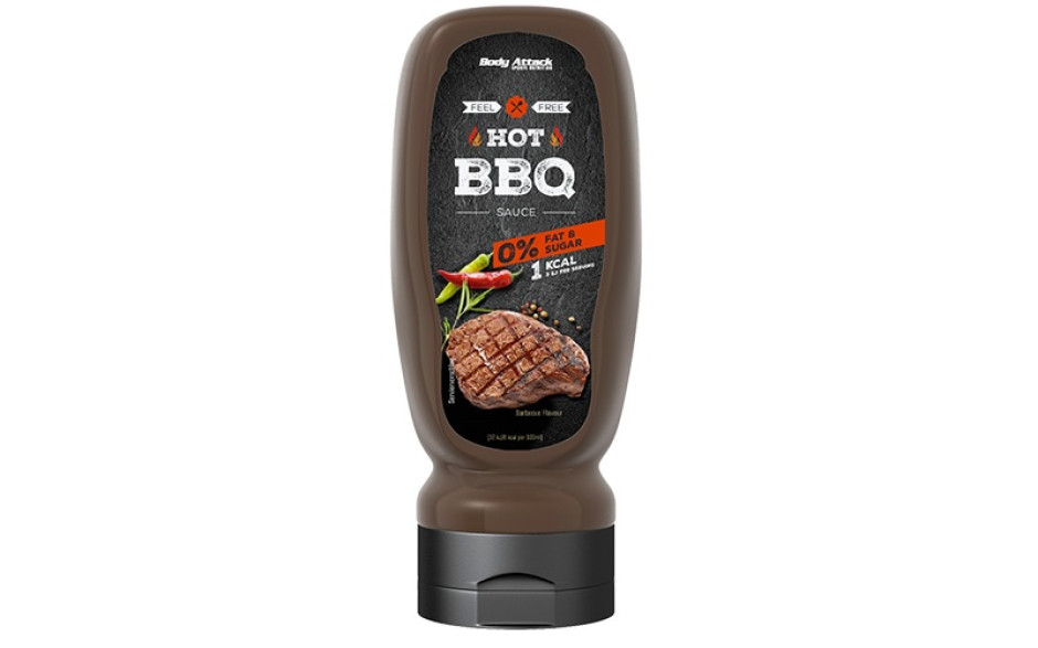 Body Attack Hot BBQ Sauce - 320ml