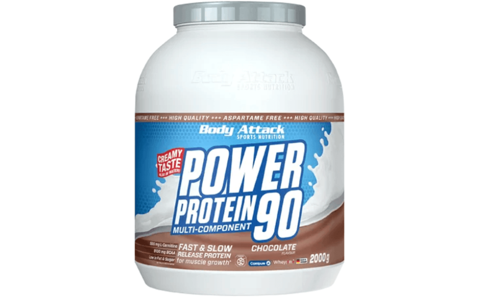 Body Attack Protein 90 - 2000g - Blueberry Yoghurt Cream -  MHD 30.09.2023