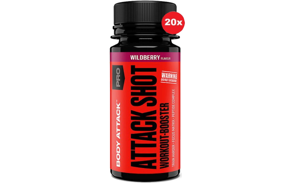 Body Attack Attack Shot - 20 x 60ml
