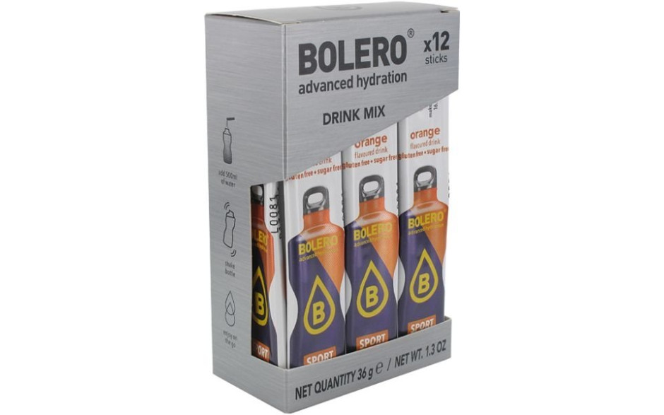 Bolero Sticks 12 x 3g Beutel - Sport Orange - MHD 10.03.2024