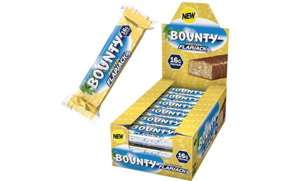 Bounty Protein Flapjack - 18 x 60g Riegel