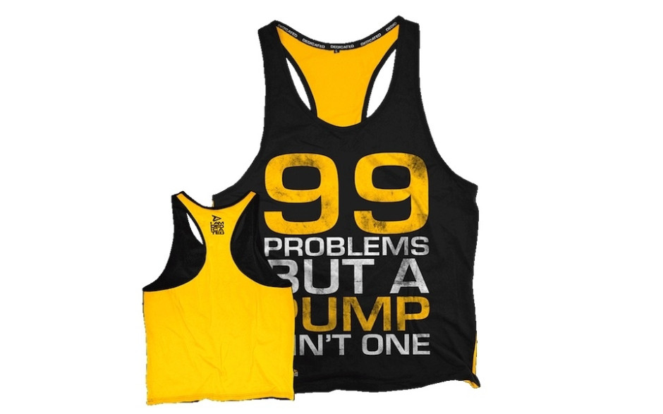 Dedicated Nutrition Stringer 99 Problems - Yellow Black