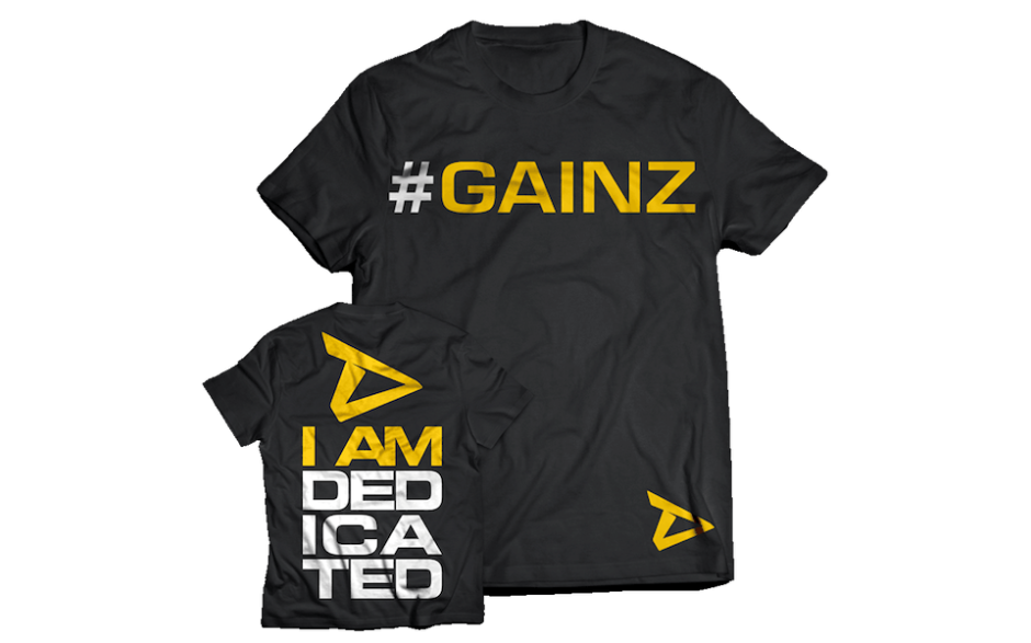Dedicated Nutrition T-Shirt #GAINZ