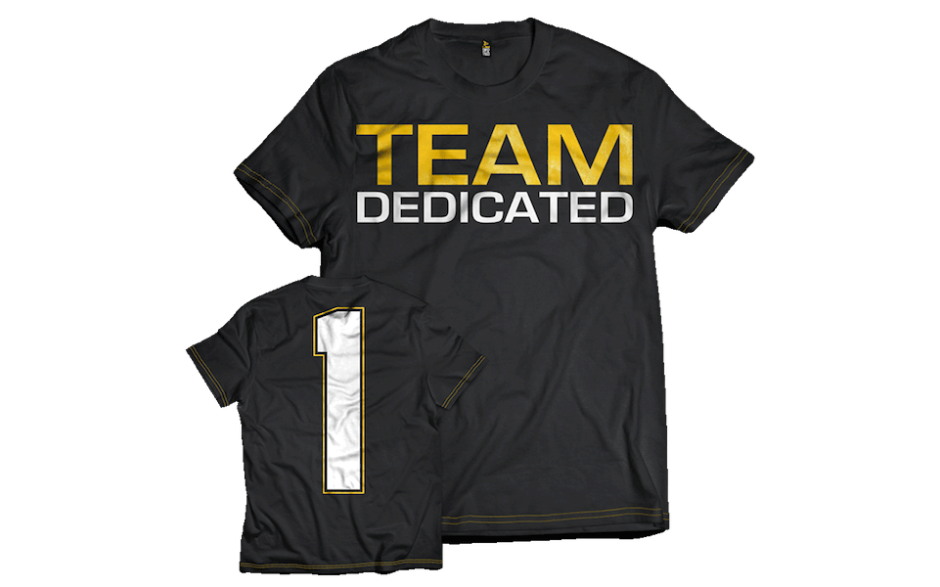 Dedicated Nutrition T-Shirt Team Dedicated