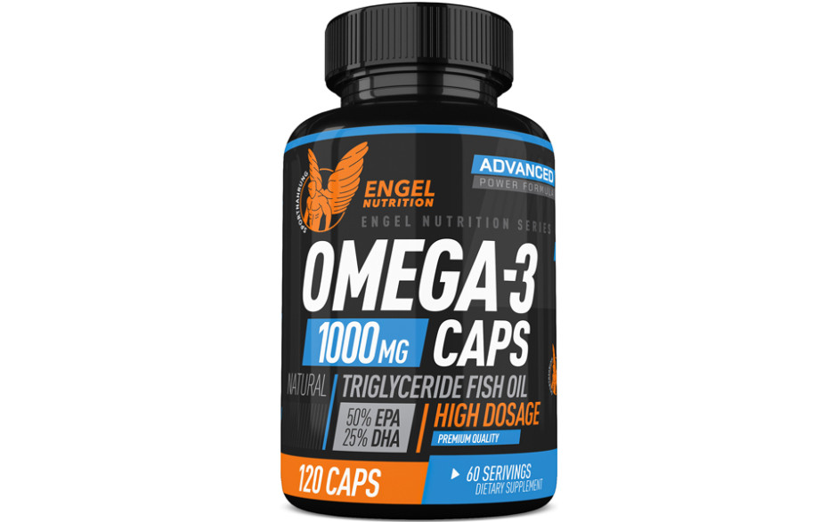 Engel Nutrition Natural Omega 3 Triglyceride aus Wildfang - 120 Kapseln