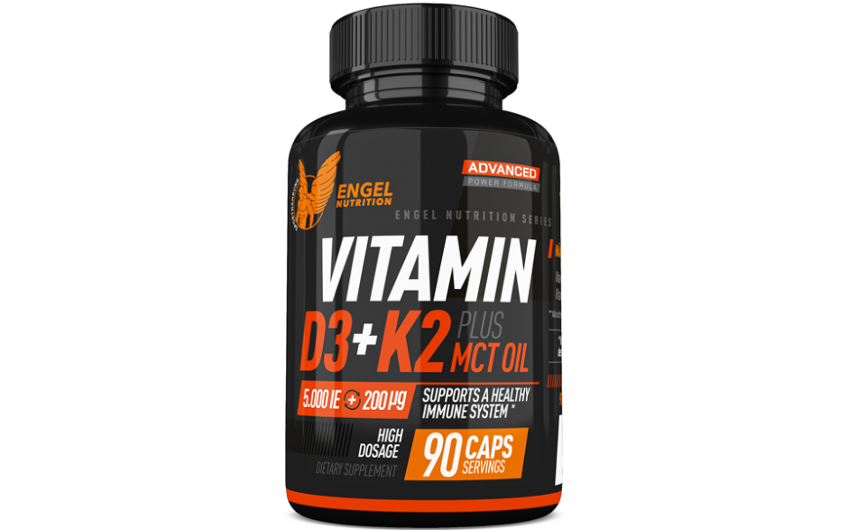 Engel Nutrition Vitamin D3 + K2 MK7 all-trans - 90 Kapseln