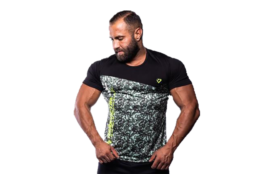 Fitnessvictim Men Camou Shirt