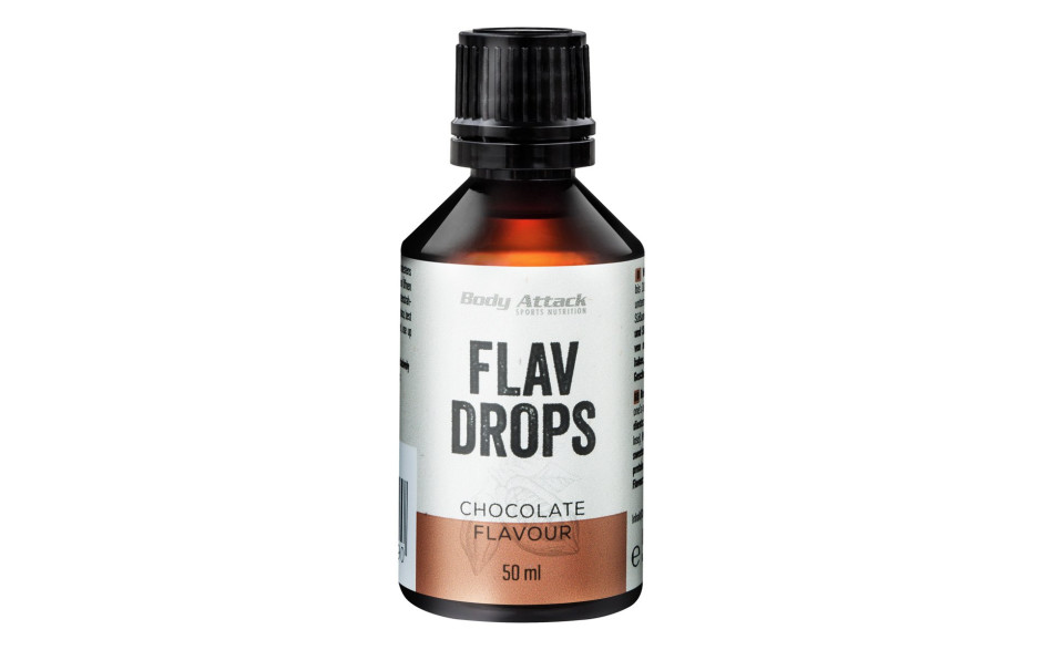 Body Attack Flav Drops 50ml - Chocolate - MHD 30.06.2024