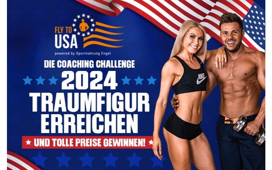 FLY TO USA - 12 Wochen Online Coaching Challenge 2024