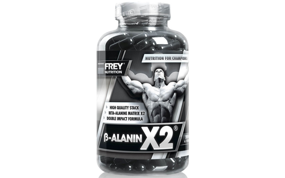 Frey Nutrition Beta-Alanin X2 - 250 Kapseln - MHD 31.10.2024