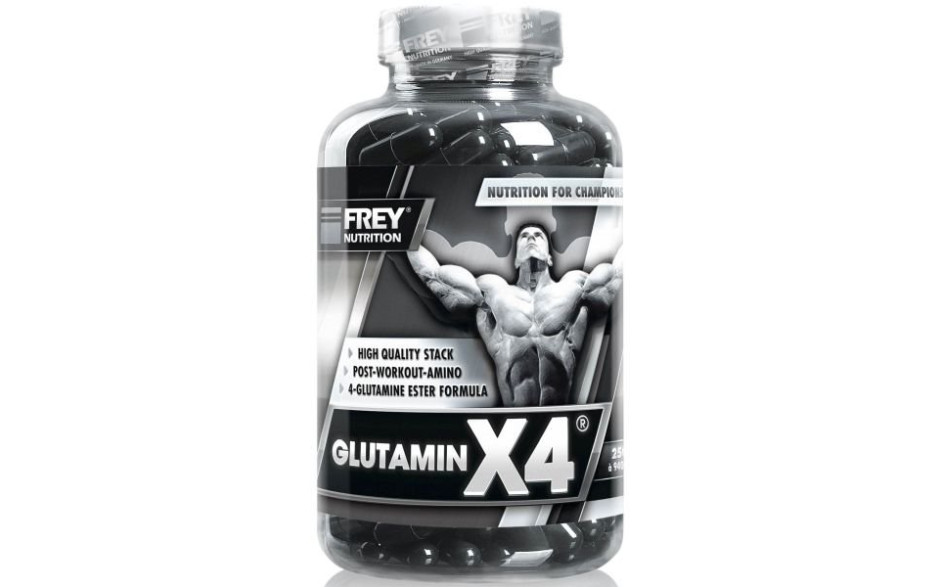 FREY NUTRITION GLUTAMIN X4® - 250 Kapseln - MHD 31.10.2024