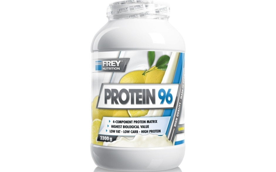FREY Nutrition Protein 96 750g Dose Mehrkomponenten Eiweiss Isolate Casein B2 