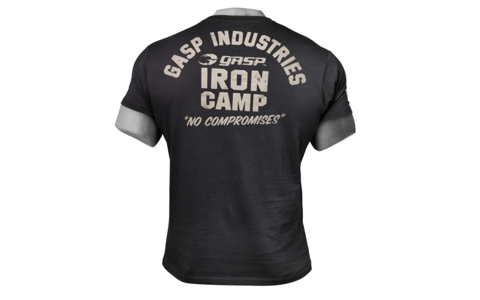 GASP Throwback tee - wash black