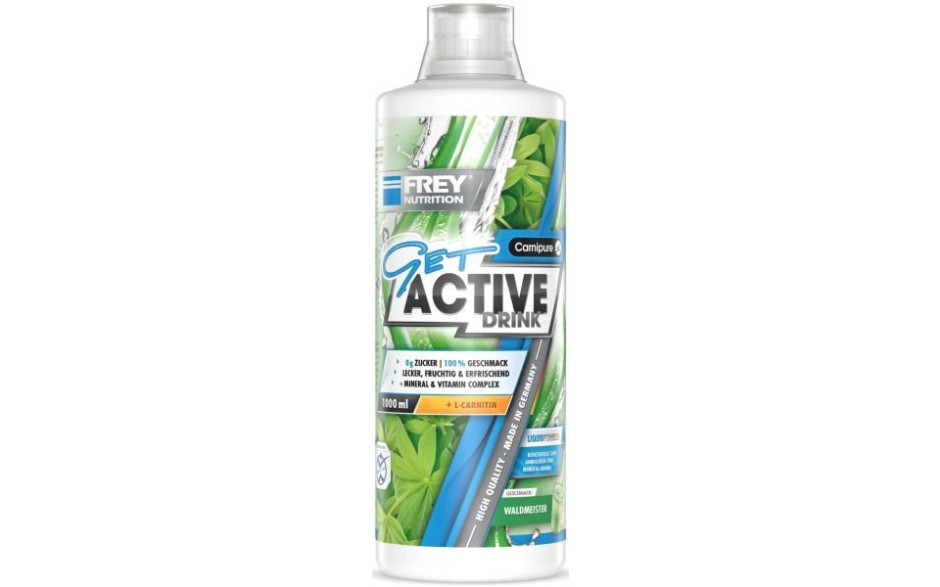 FREY NUTRITION GET ACTIVE DRINK 1000ml - Waldmeister - Restposten
