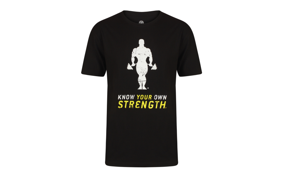 Golds Gym Premium Crew Neck T-Shirt - Black