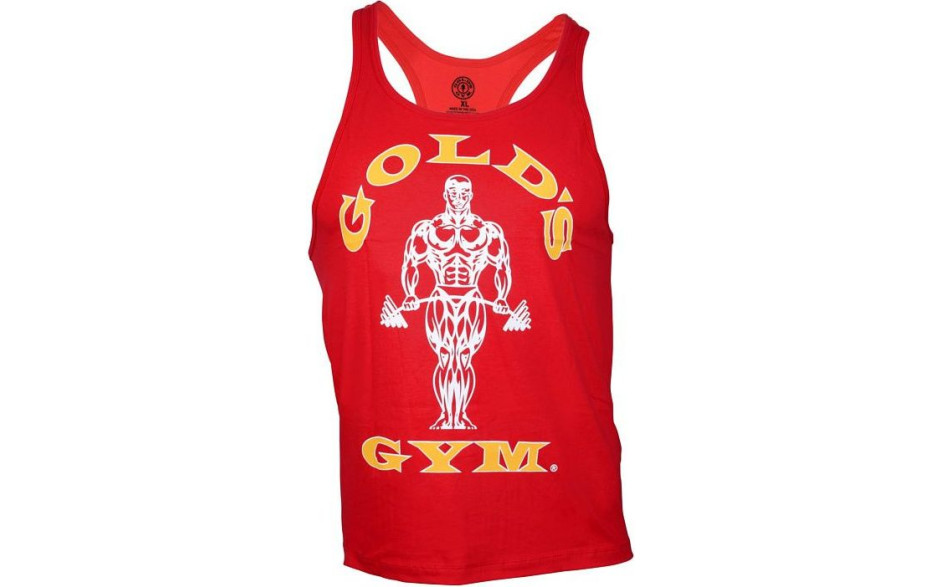 Golds Gym Classic Stringer Tank Top - Red