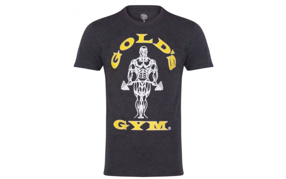 Golds Gym Muscle Joe T-Shirt - Charcoal