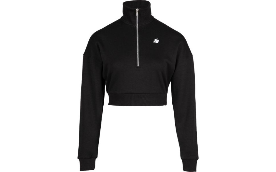 Gorilla Wear Ocala Cropped Half-Zip Sweatshirt