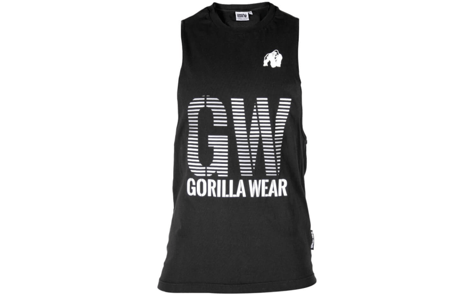 Gorilla Wear Dakota Sleeveless T-Shirt - Schwarz