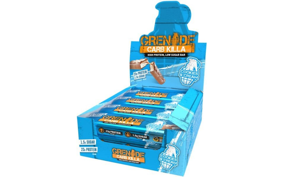 Grenade Carb Killa - 12 x 60g Riegel - Oreo - MHD 31.10.2024
