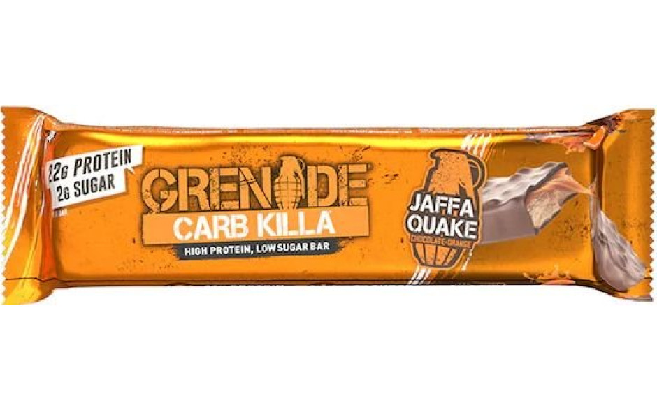 Grenade Carb Killa 1 x 60g Riegel - Jaffa Quake - MHD 31.01.2026