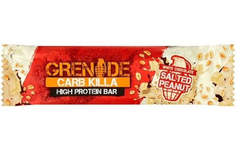 Grenade Carb Killa 1 x 60g Riegel - White Chocolate Salted Peanut - MHD 28.02.2025