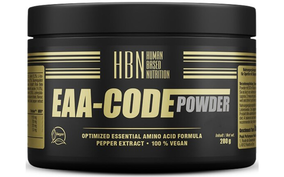 HBN EAA Code Powder 280g Dose - White Tea Peach - MHD 31.07.2023 