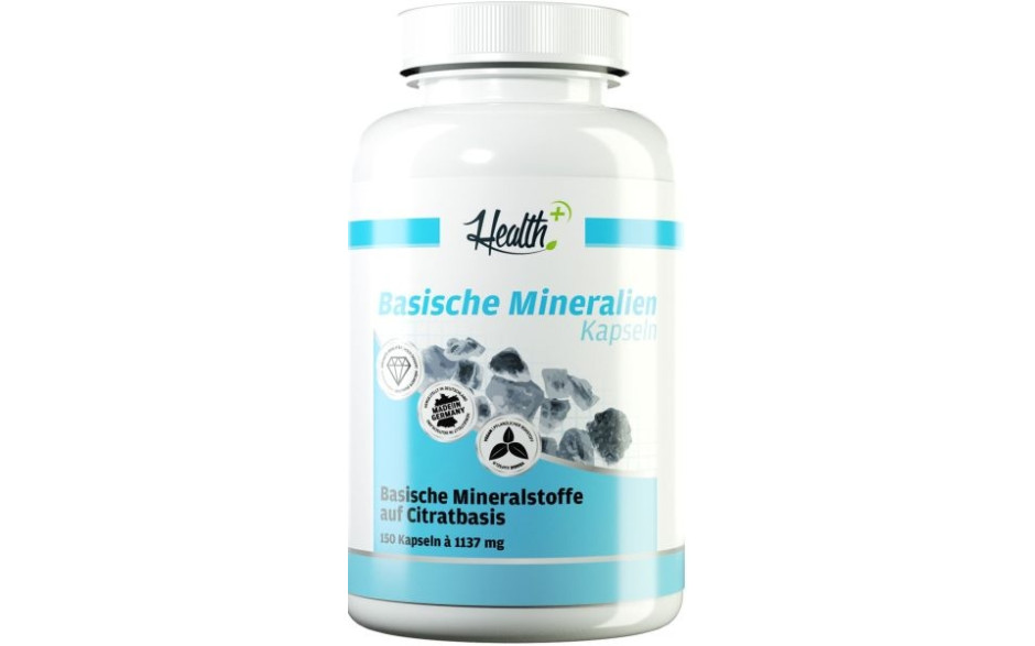 Health+ Basische Mineralien - 150 Kapseln 