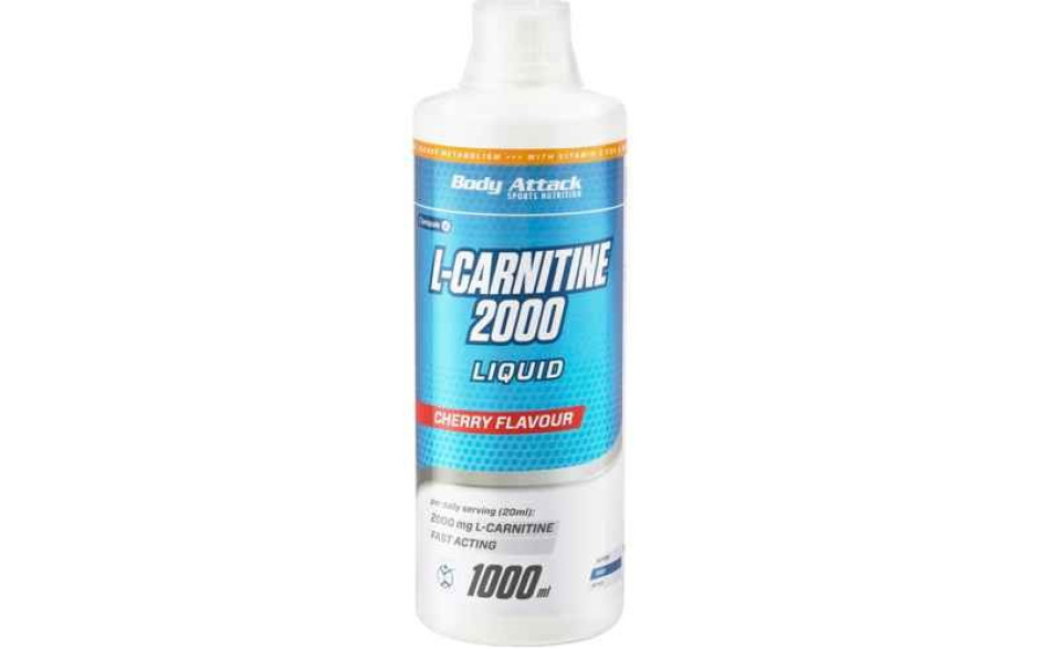 Body Attack L-Carnitine Liquid 2000 - 1000ml - Orange - MHD 30.11.2025