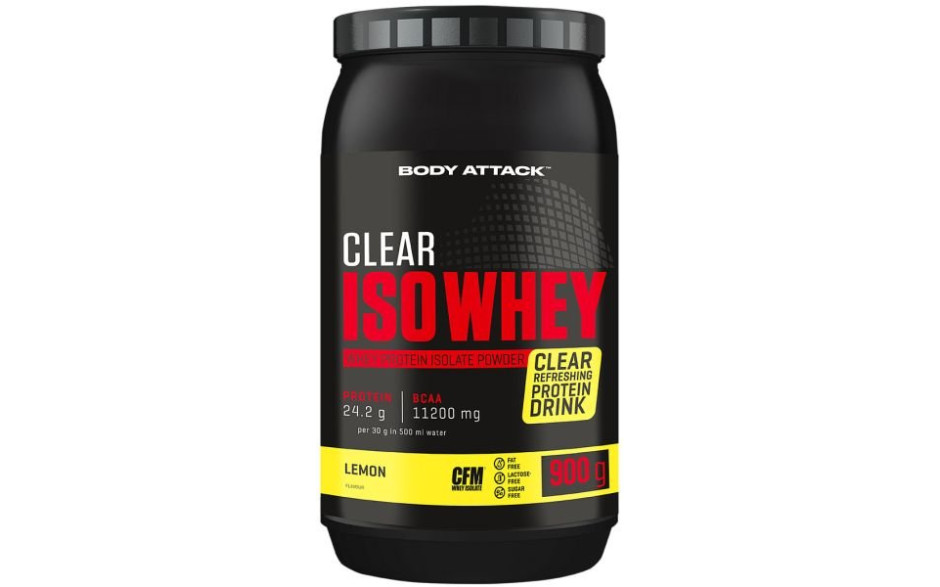 Body Attack Clear Iso Whey 900g - Watermelon - MHD 31.03.2024