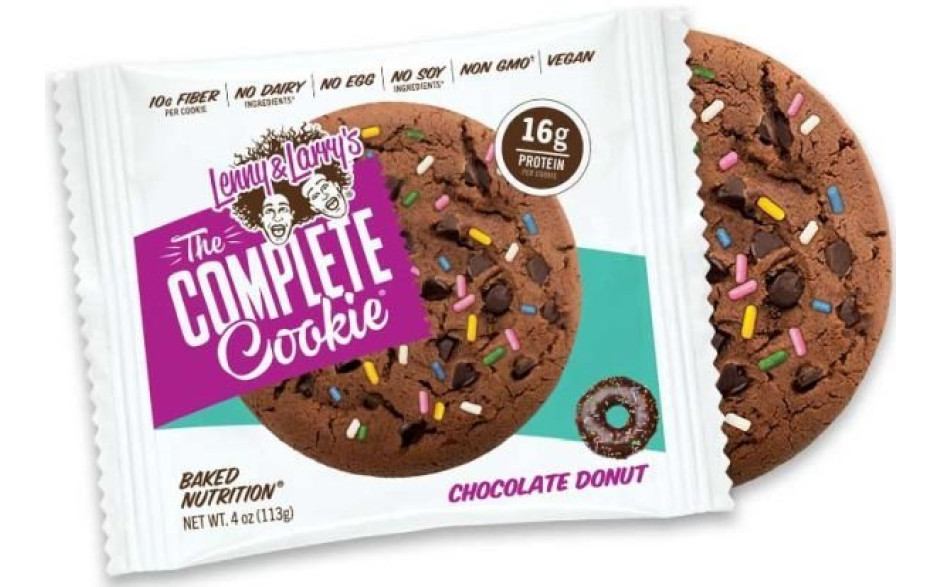 Lenny & Larrys Complete Cookie 1 x 113g - Chocolate Donut - MHD bereits überschritten 24.07.2024