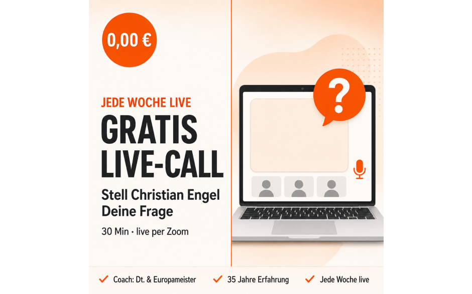 Live Q&A mit Christian Engel (kostenlos · 30 Min)