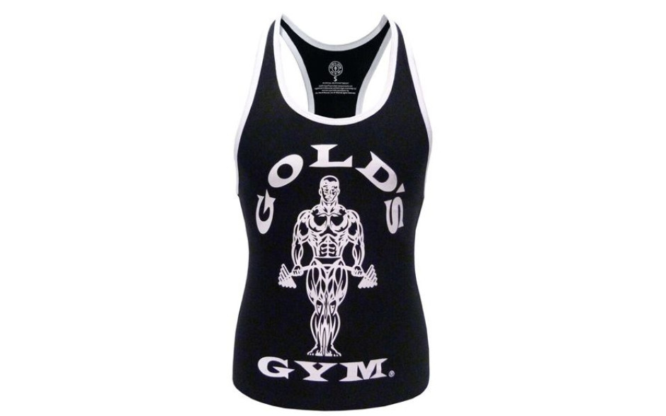 Golds Gym Ladies Loose Fit Stringer - Black