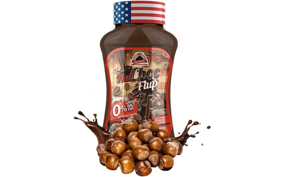 Max Protein Flup Cremiger Sirup 500g Flasche - Nut Choc - MHD 31.01.2023