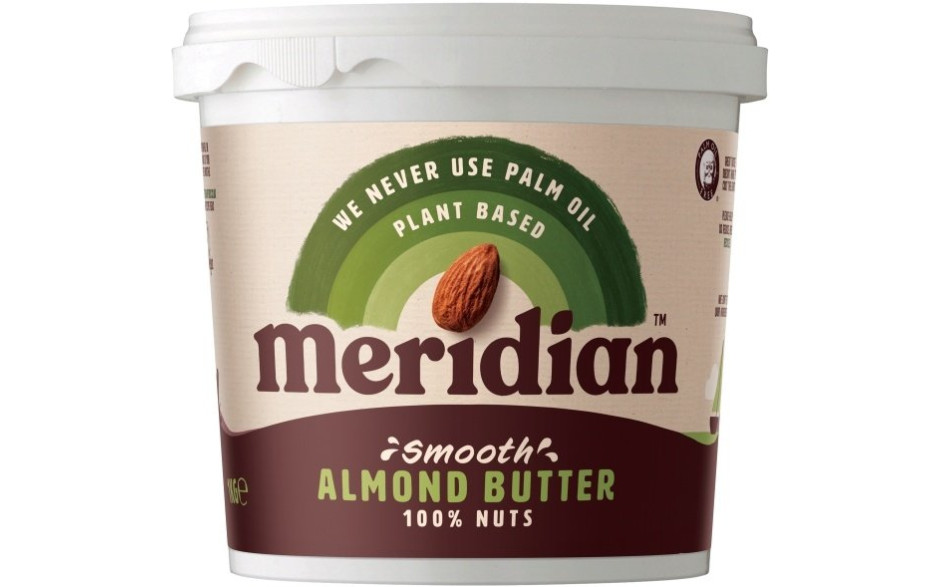 Meridian Almond Butter 1kg - Smooth - MHD 31.03.2023