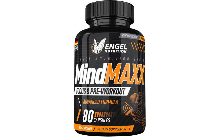 Engel Nutrition MindMAXX® Focus- & Pre-Workout - 80 Kapseln