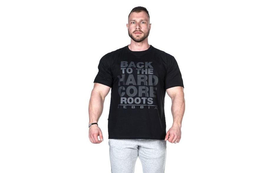 Nebbia Männer Hardcore T-Shirt - Schwarz