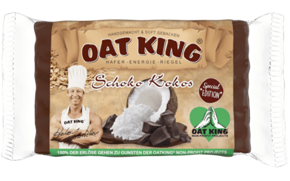 LSP Oat King 1 x 95g Haferriegel - Chocolate Coconut - MHD 20.11.2024