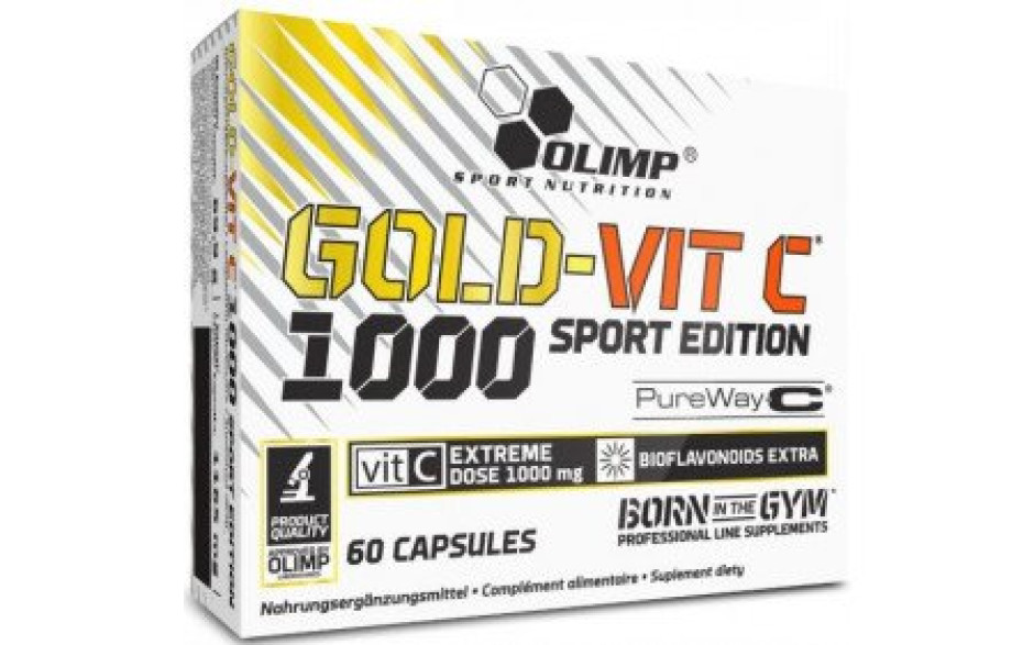 Olimp Gold-Vit C 1000 Sport Edition - 60 Kapseln - MHD 02.08.2023