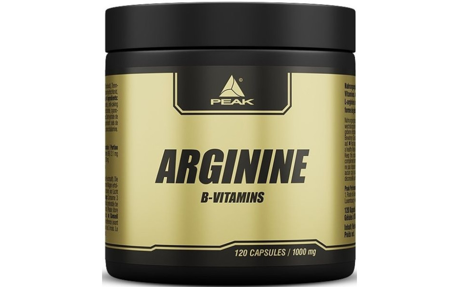 Peak Arginine - 120 Kapseln á 1000mg - MHD 30.06.2024