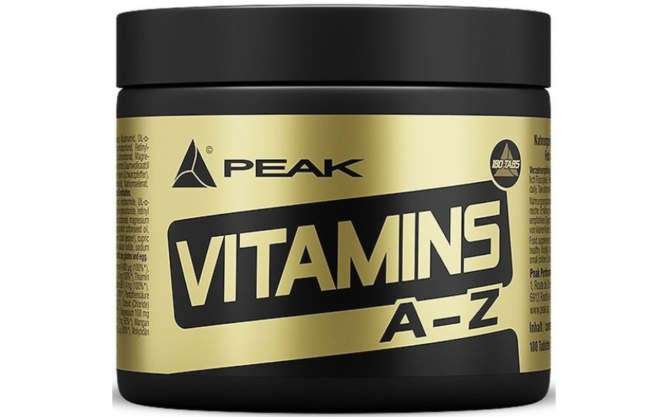 Peak Vitamins A-Z - 180 Tabletten à 750mg