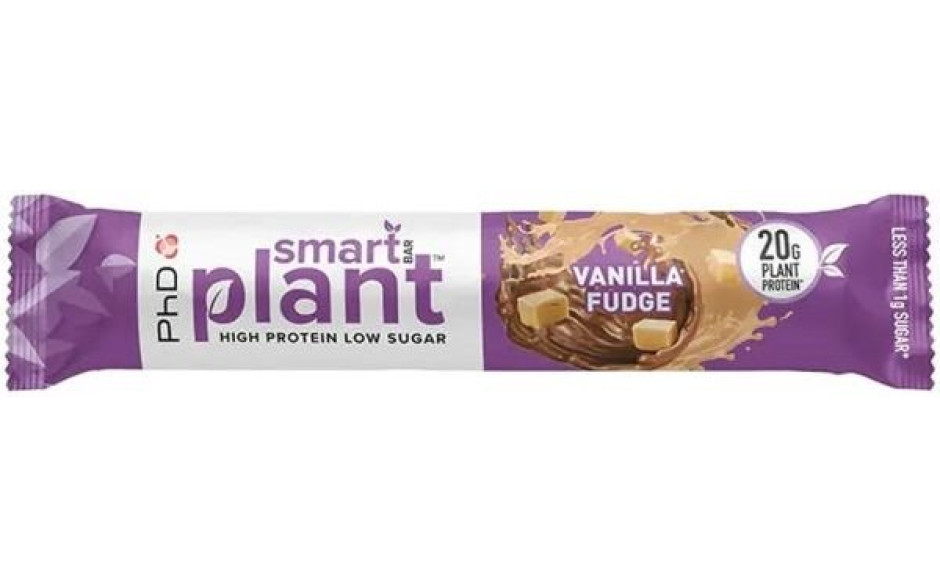 PhD Smart Bar Plant 1 x 64g Riegel - Vanilla Fudge - MHD 31.03.2026