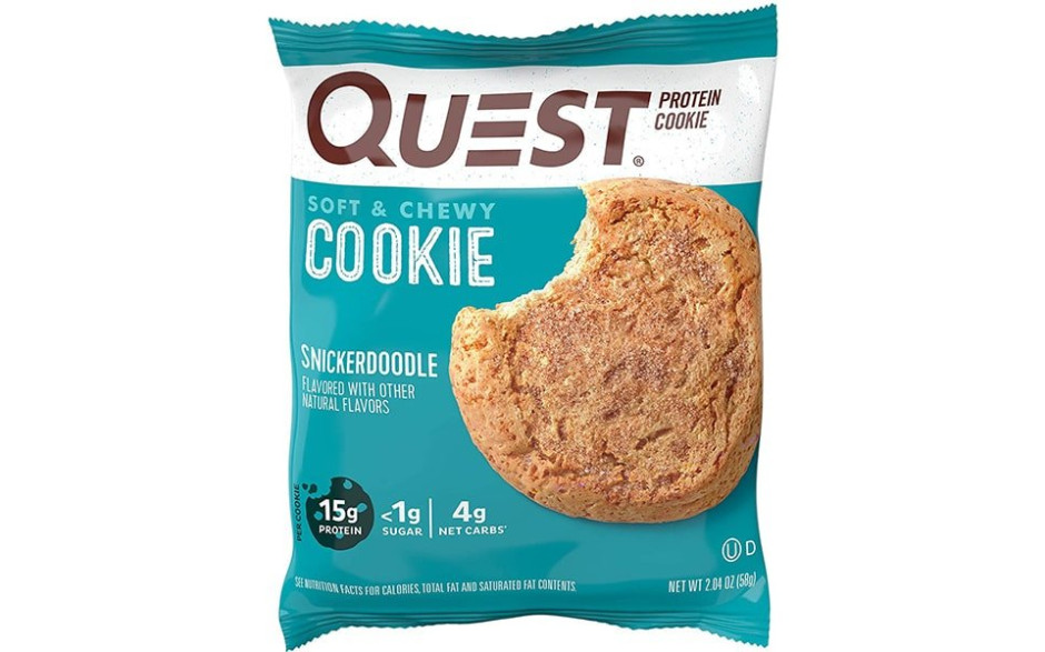 Quest Nutrition Protein Cookie 1 x 59g - Snickerdoodle - MHD 12.02.2025