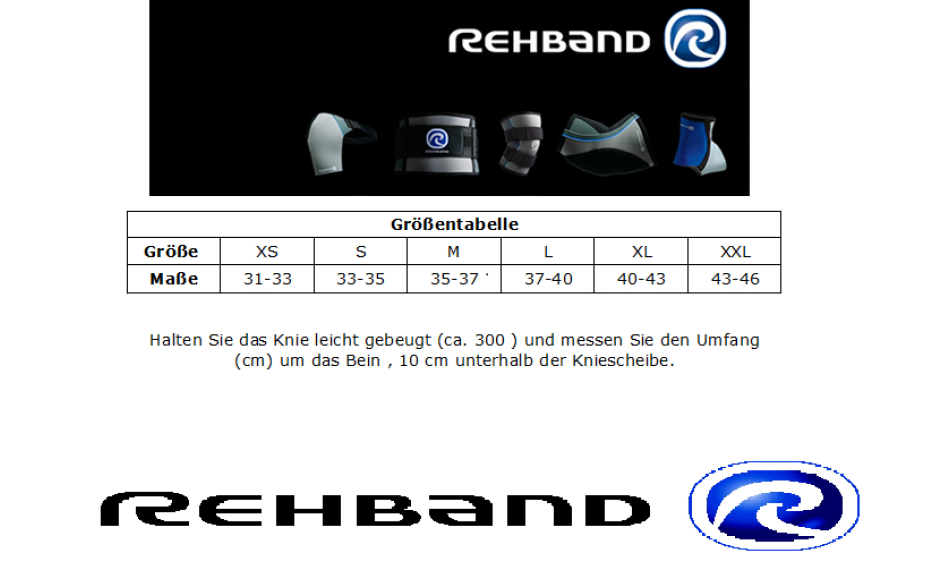 Rehband - RX Kniebandage 5mm schwarz / pink 