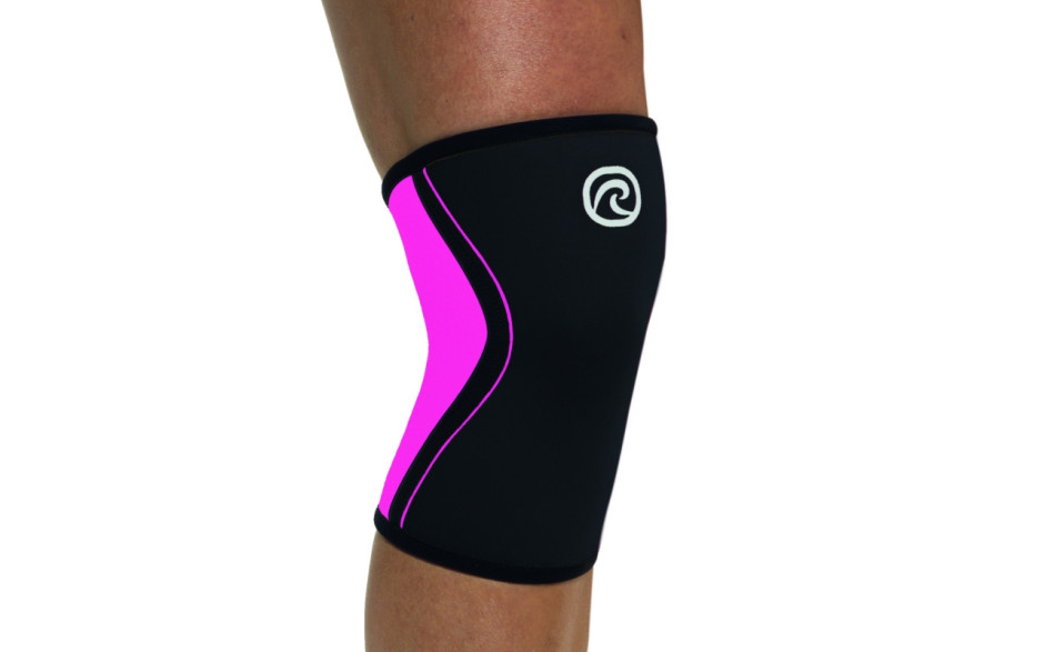 Rehband RX Kniebandage 5mm Schwarz / Pink 