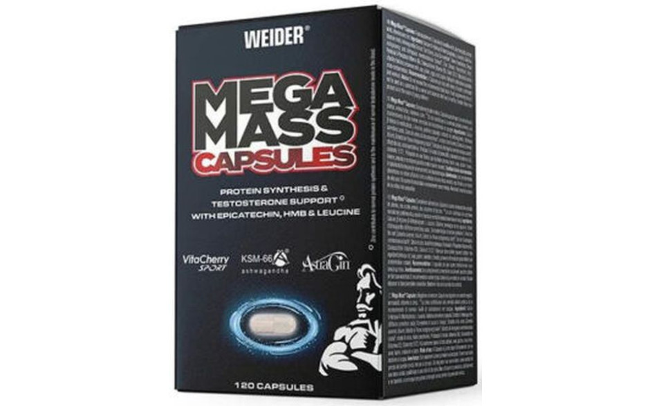Weider Mega Mass Capsules - 120 Kapseln 