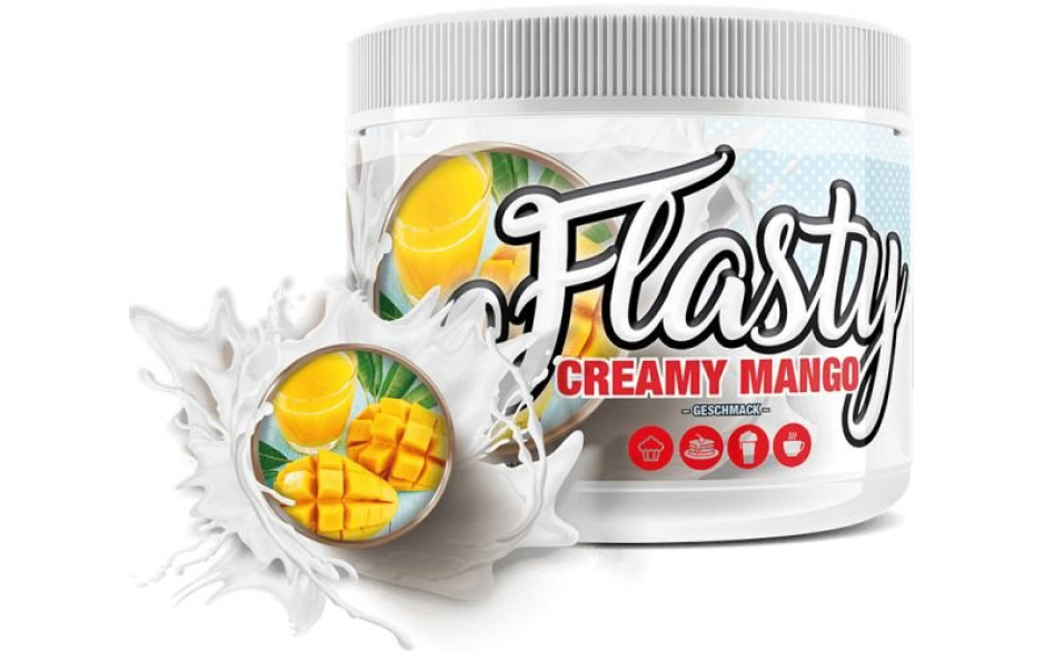 Sinob Flasty Geschmackspulver 250g Dose - Creamy Mango - MHD 14.04.2025