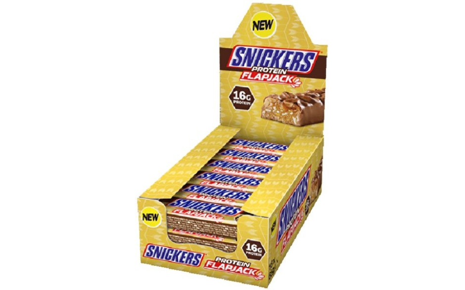 Snickers Protein Flapjack - 18 x 65g Riegel